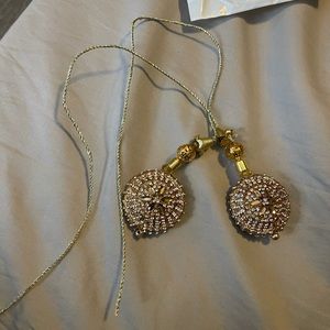 Women’s brand new Indian desi Pakistani latkan tassels traditional lehnga suit